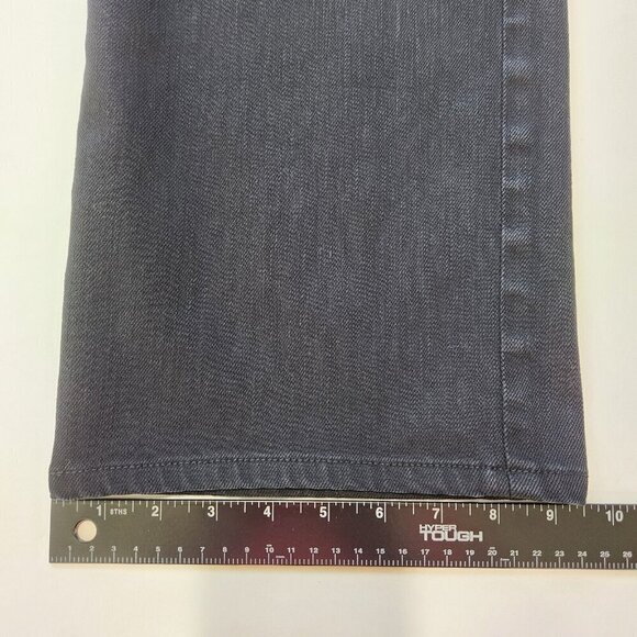 AG Adriano Goldschmied Protégé 38 Black Straight Leg Stretch Denim 38x32 Classic - Picture 8 of 11